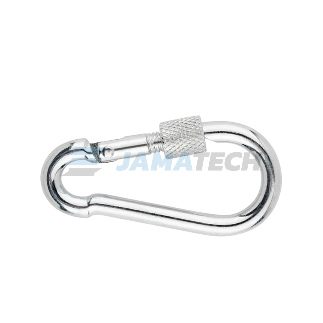 Karabina se zámkem DIN 5299D 8x80 nerez