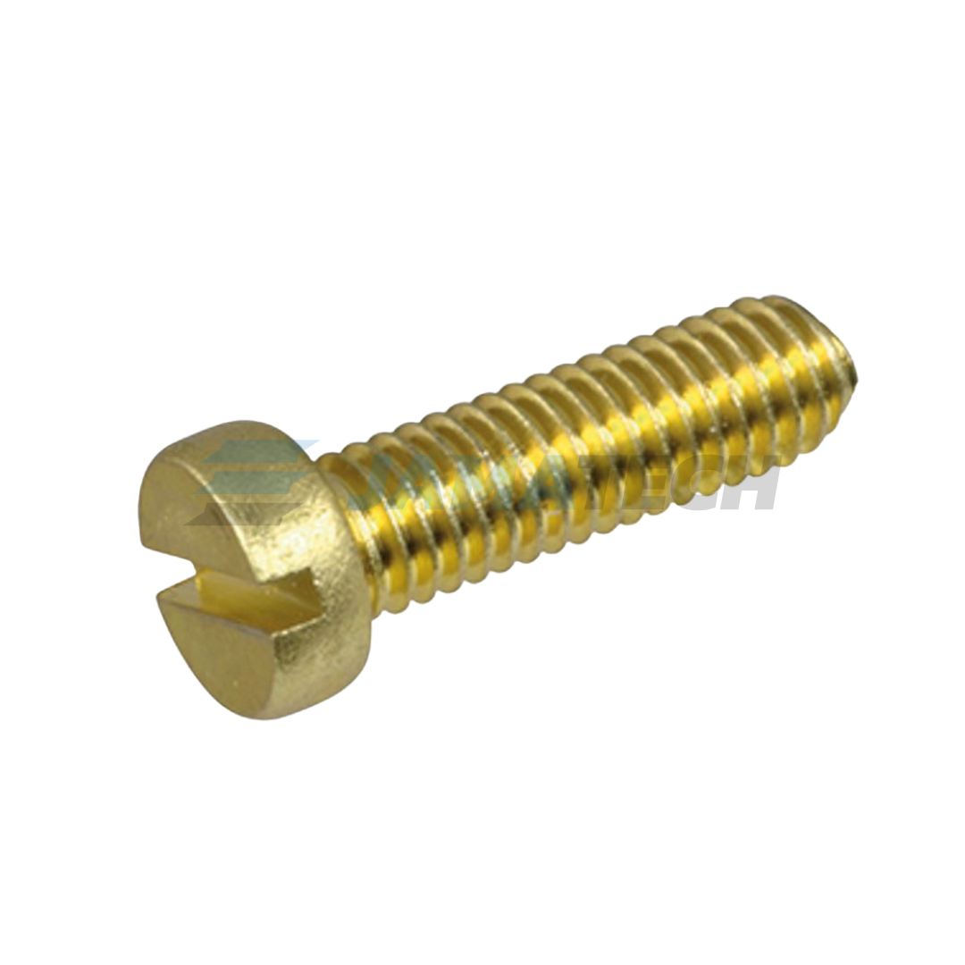 Šroub DIN 84 MS M 8x80 mosaz