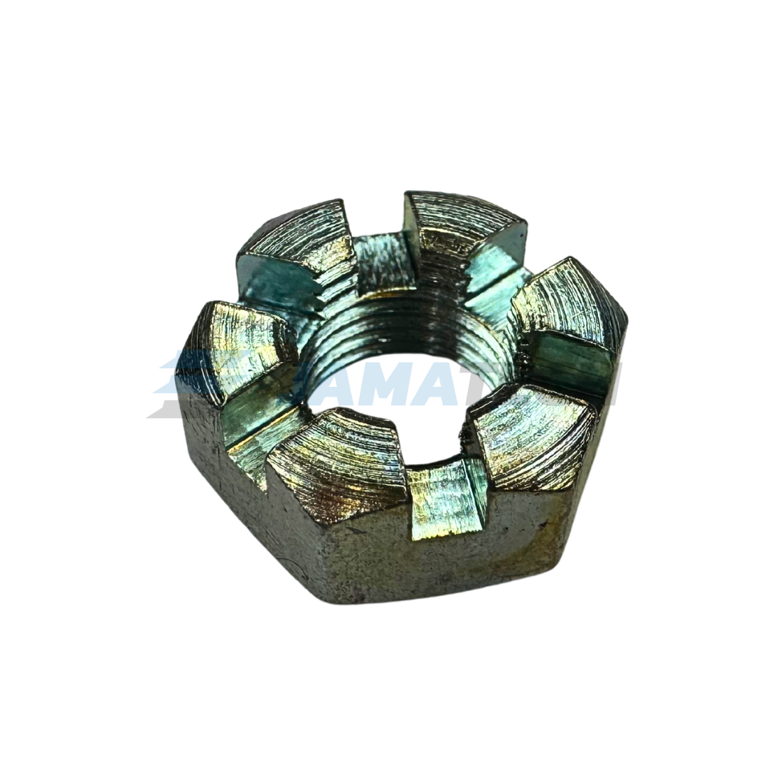 Matice korunková DIN 937 ZN 4.8 M27x2 nízká