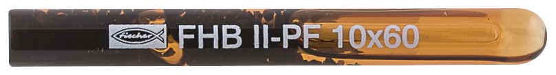Chemická patrona (ampule) FHB II-PF 10x 60 HIGH SPEED