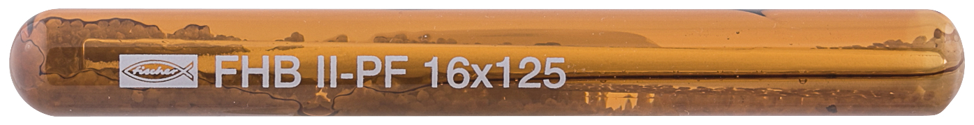 Chemická patrona (ampule) FHB II-PF 16x125 HIGH SPEED