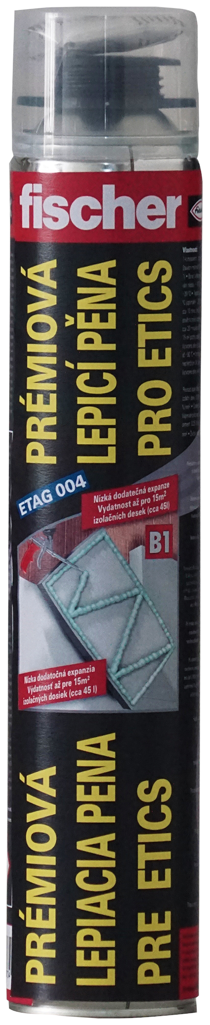 Pěna 750ml pistolová lepící Etics 45l 542576