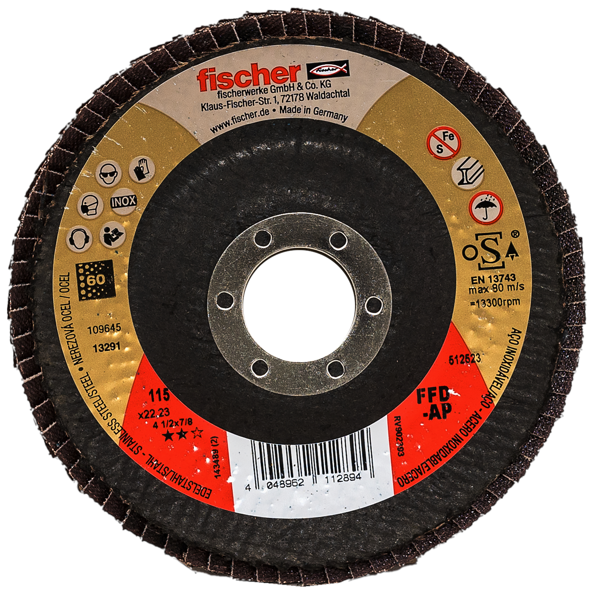 Kotouč lamelový 115 zr. 60 Fischer