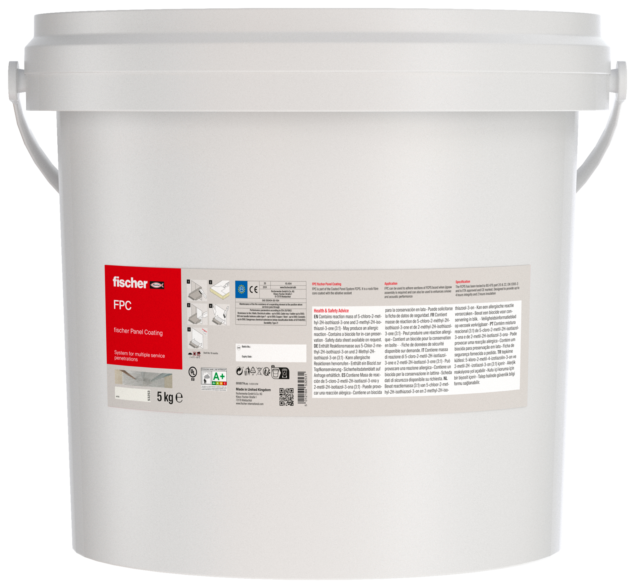 Fischer Protipožární nátěr FCP/5lt