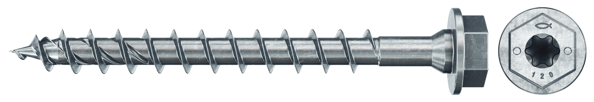 Vrut PowerFast FPF II HWTF 12x100 BZn bal.25ks