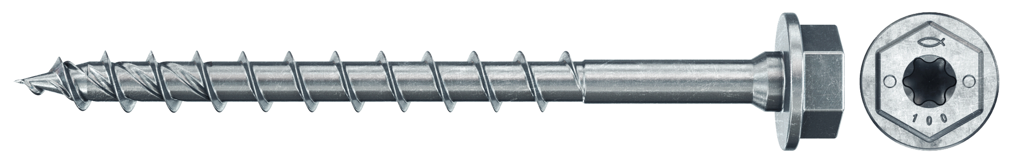 Vrut PowerFast FPF II HWTF 8x 80 BZn bal.50ks