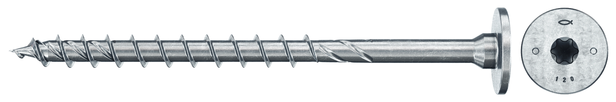 Vrut PowerFast FPF II STP 8x 80 BZn bal.50ks