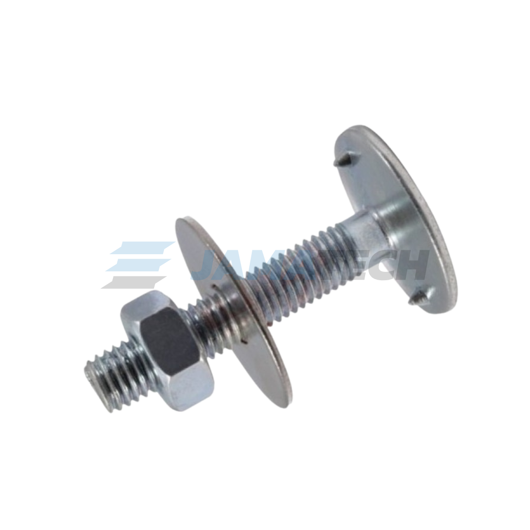 Šroub ČSN 021329 M 6x 25 komplet s maticí a podložkou