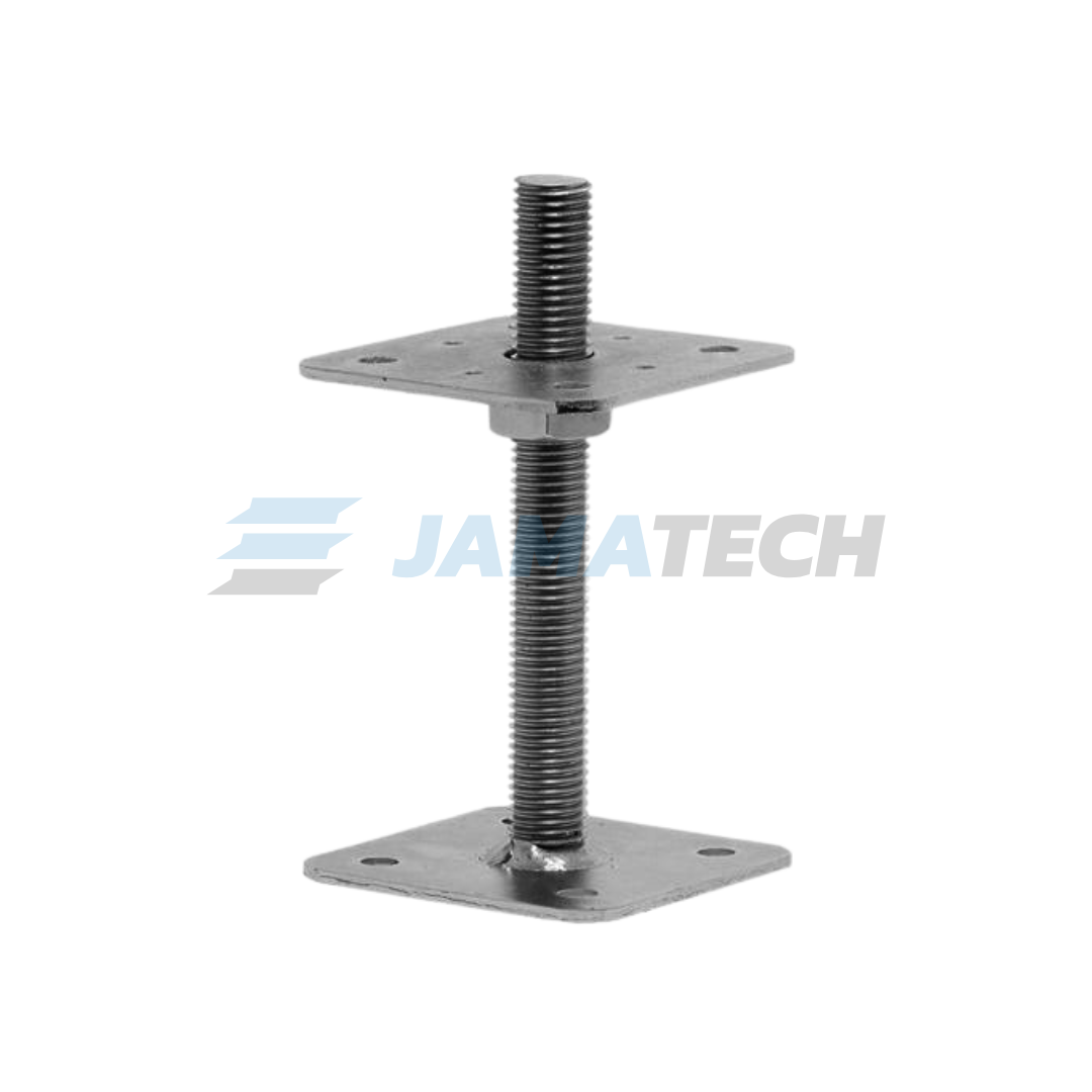 Patka pilíře 80x 80 s pevnou deskou 80x80, tyč 16x100mm