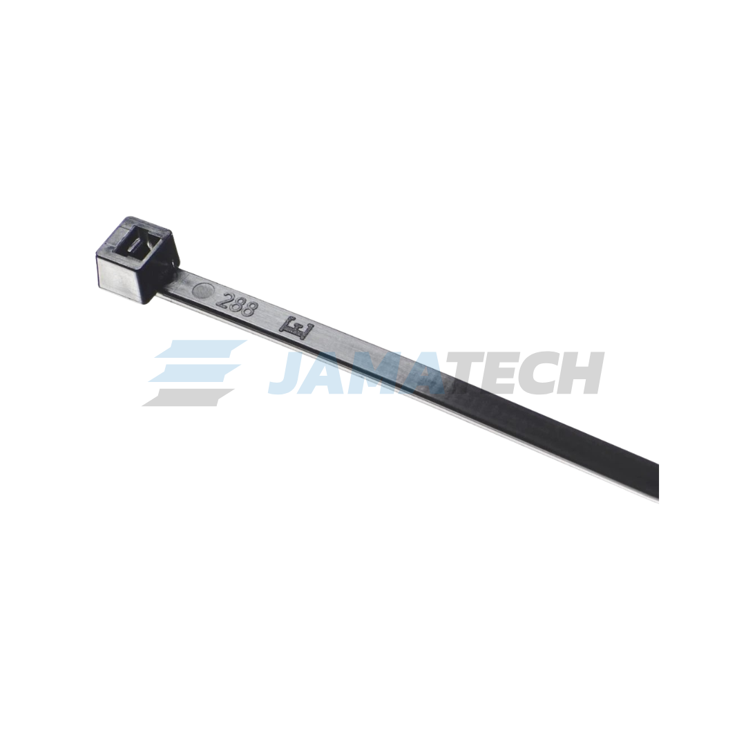 Páska stahovací 3,6x200 mm černá bal.100 ks