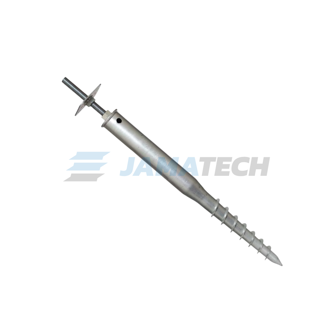 Zemní vrut s patkou pilíře 80x80x750